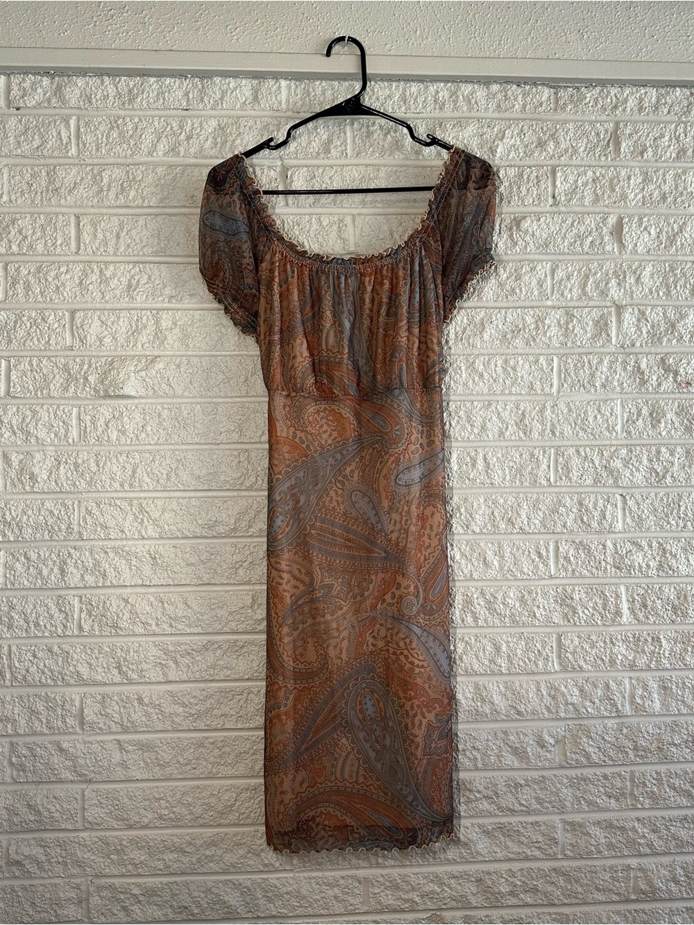 90s Vintage Expressions Tie-Back Dress